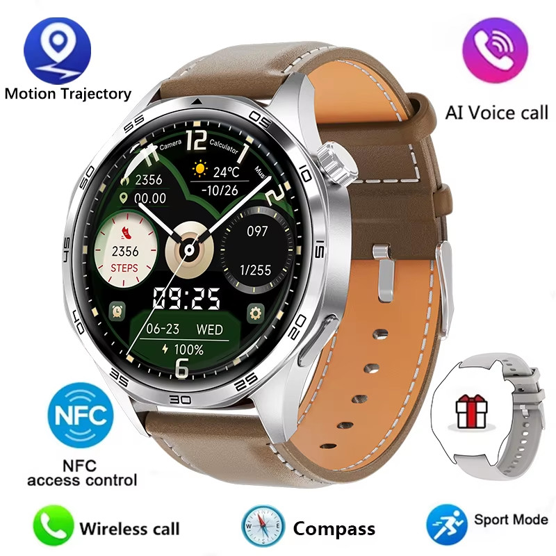 5 PRO Smart Watch Men AMOLED HD Screen Bluetooth GPS NFC Health Smartwatches