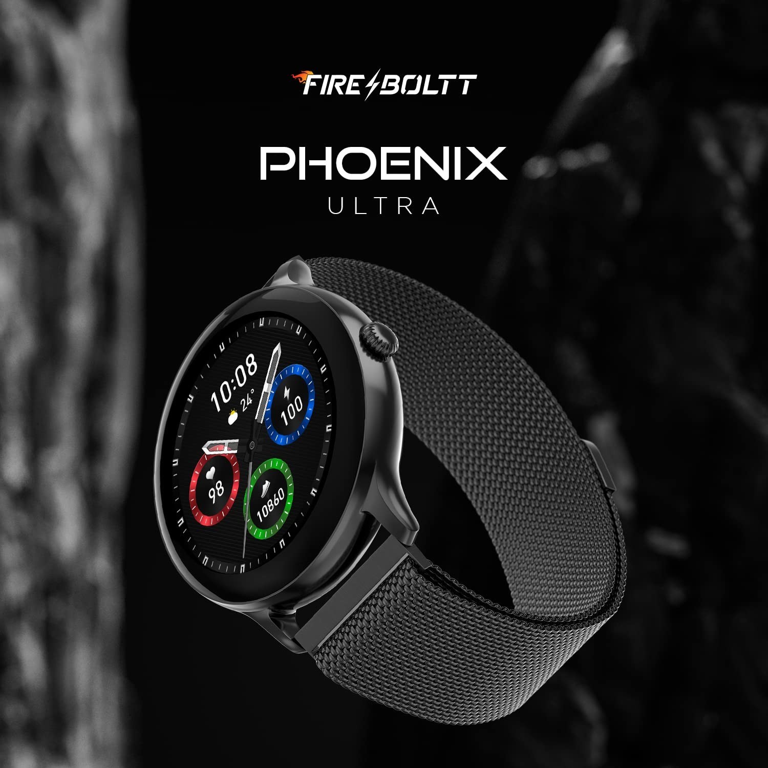 Fire-Boltt Smart Watch 1.39 inch| Bluetooth Caling, AI Voice, Sports Mode &Spo2