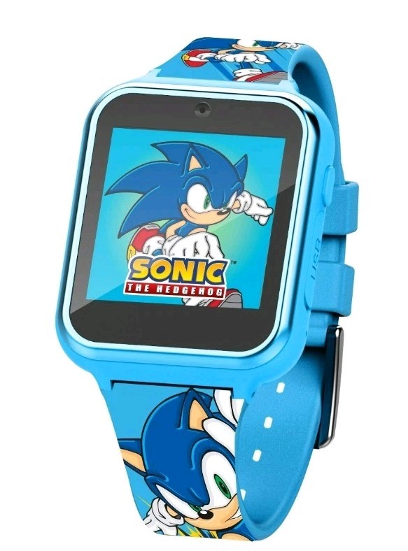 Sega Sonic The Hedgehog iTime Unisex Child Smart Watch with Silicone Strap…