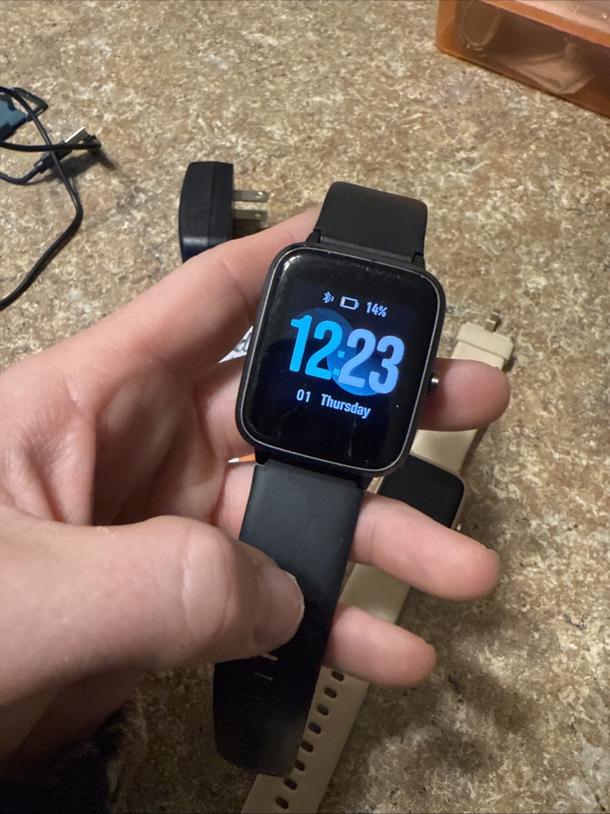 Lot of TESTED smart watches (unbranded)/unknown brand) Screens turn on