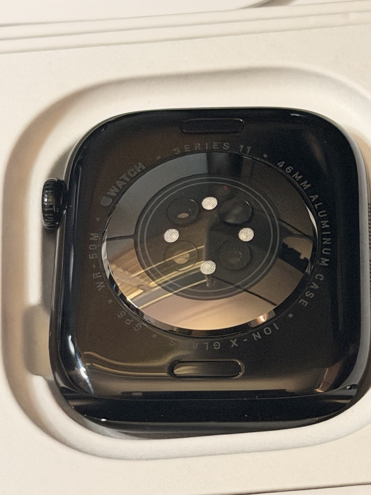 Apple Watch Series 11 46mm GPS Jet Black Sport Band