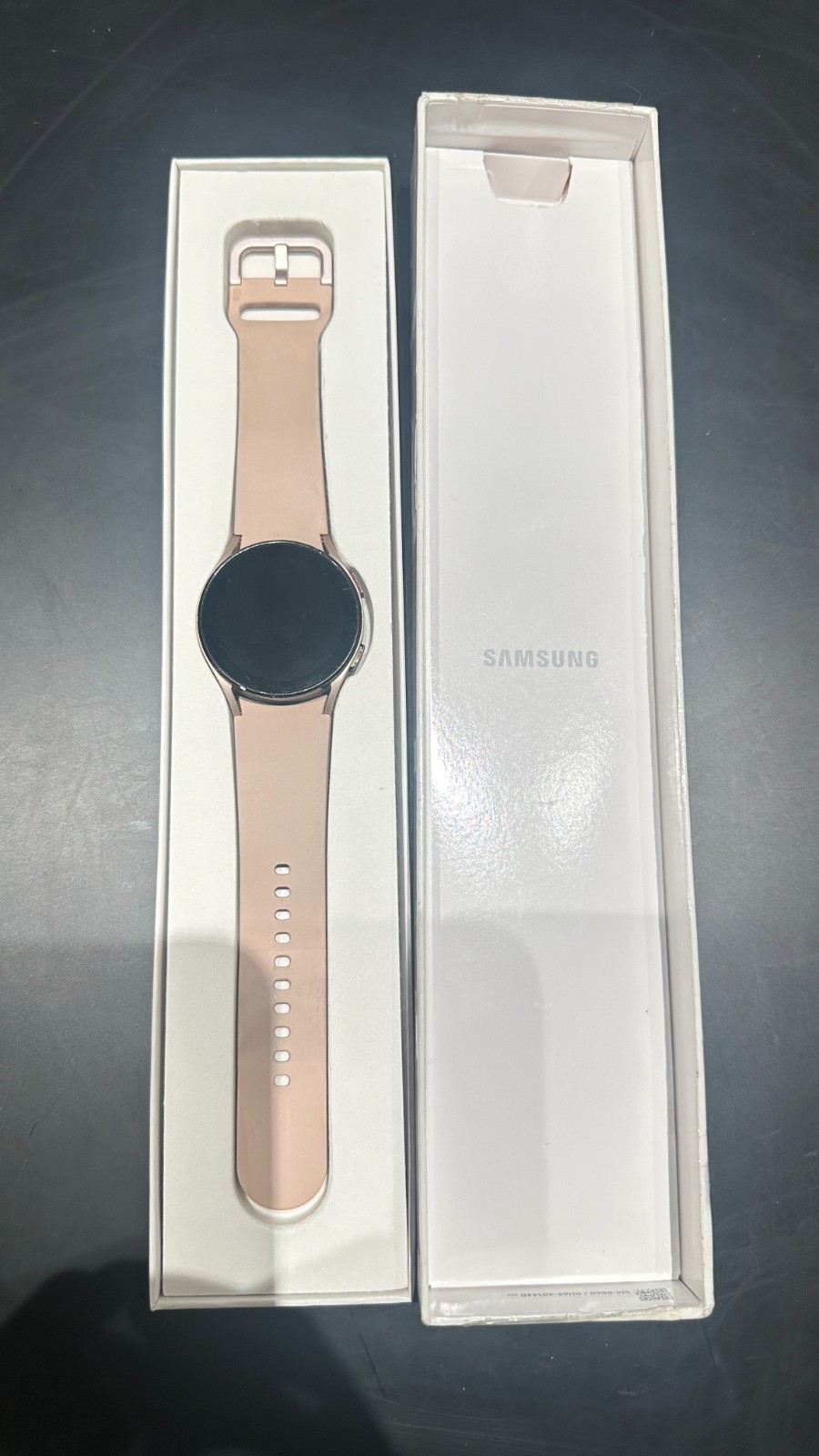Samsung Galaxy Watch4 SM-R860 Aluminum Case with 40mm Pink Gold.