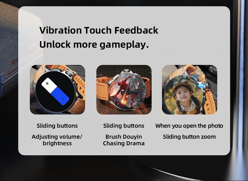 5G Smart Watch with Rotating Camera 1.95″AMOLED Screen,Android 9.0 Dual System