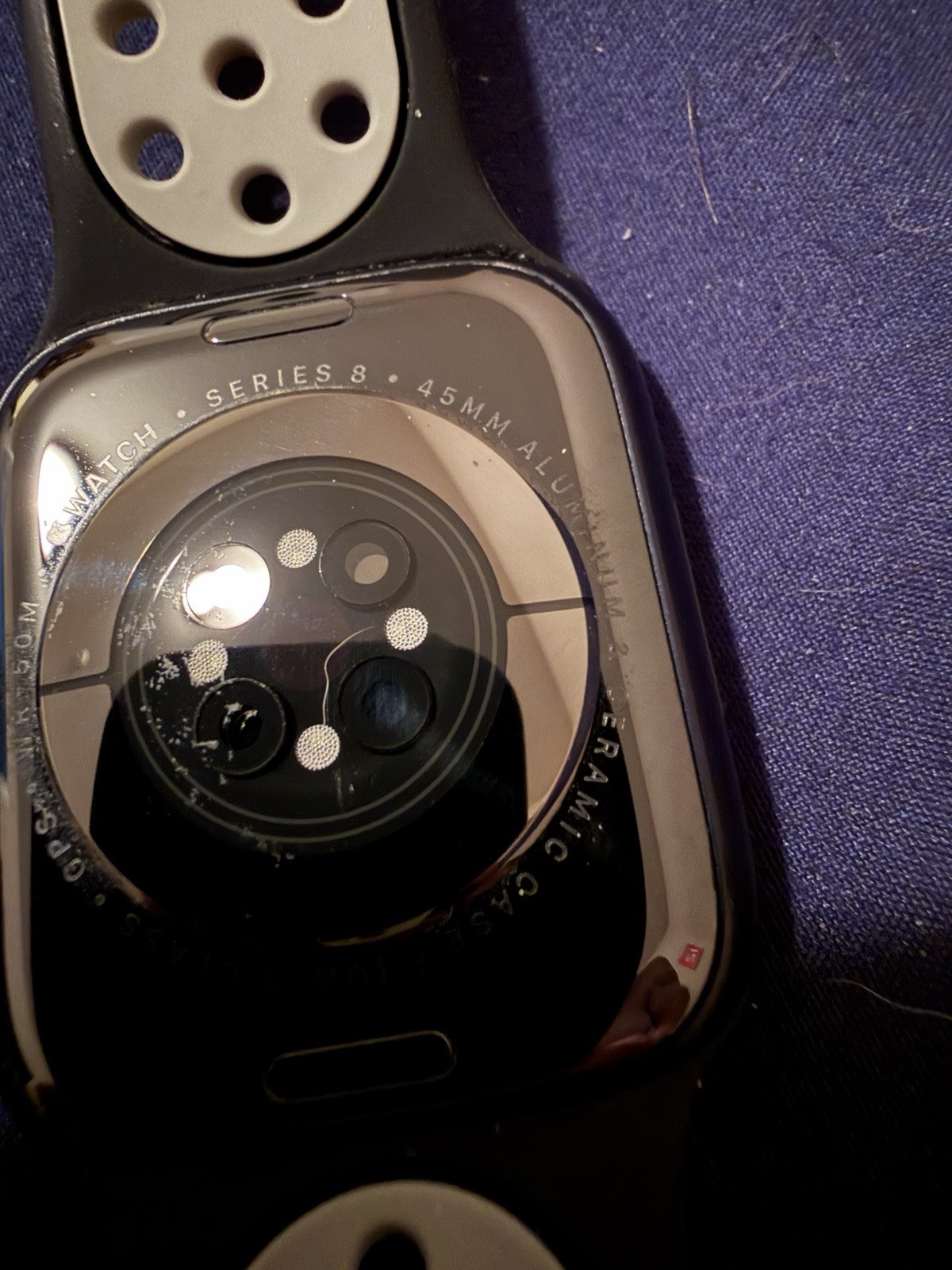 Apple Watch Series 8 45mm Aluminum Case Smartwatch – Midnight (MNVL3LL/A)