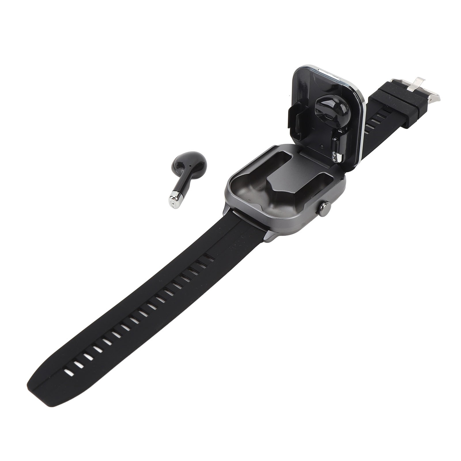 2.01in TFT Smartwatch With Earbuds 2 In 1 NFC Smart Sports Watch Wireless B FIMK