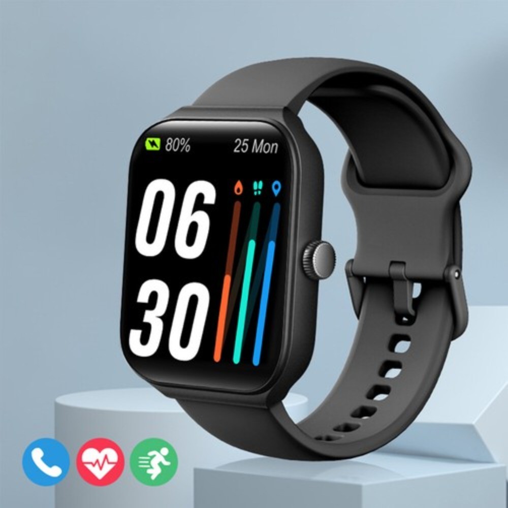 IDW16 Smart Watch with Heart Rate Monitor – Message Reminder, Long Battery Life