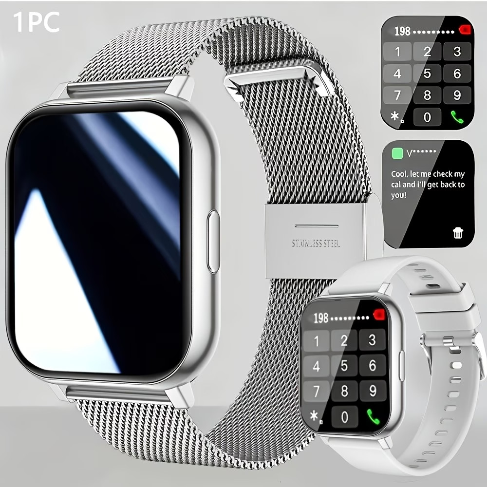 Sports Smart Watch | Full Touch Screen Display | Extra Strap | Iphone & Android
