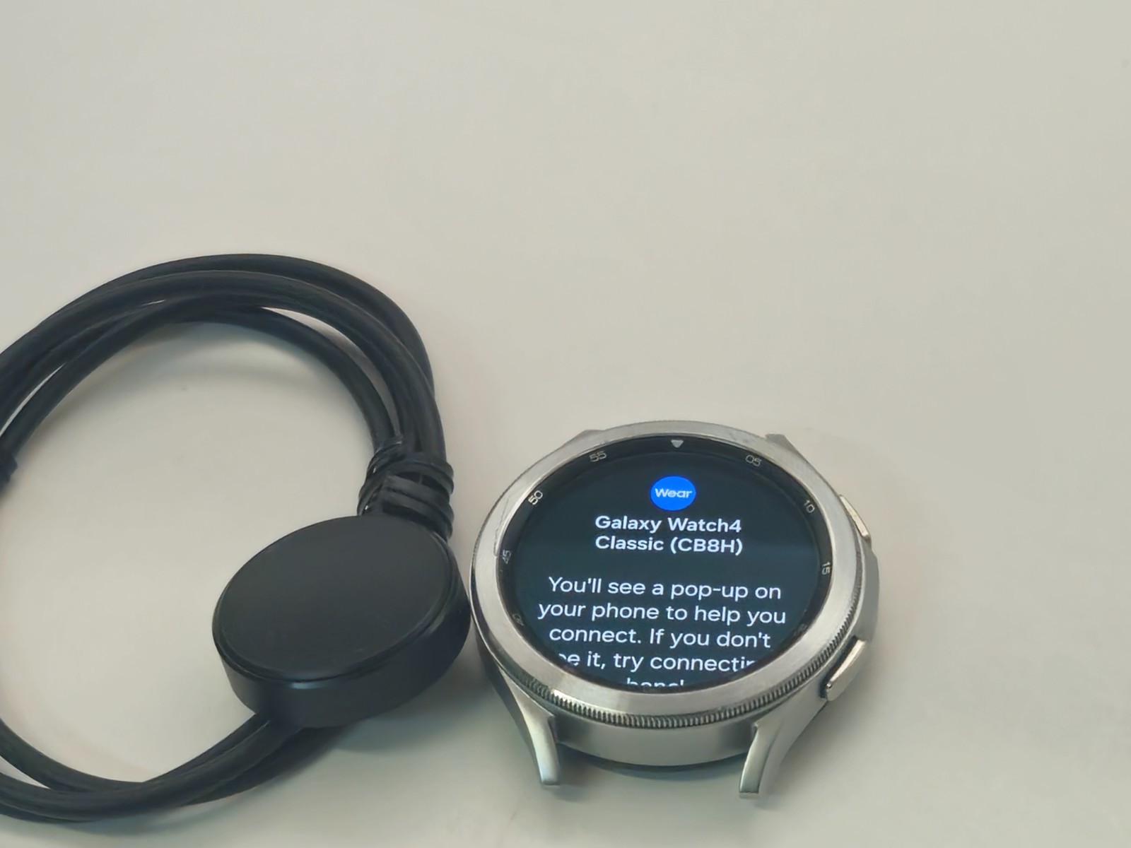 Samsung Galaxy Watch 4 Classic SM-R890 46MM Aluminum Case Silver *No Band*~62219