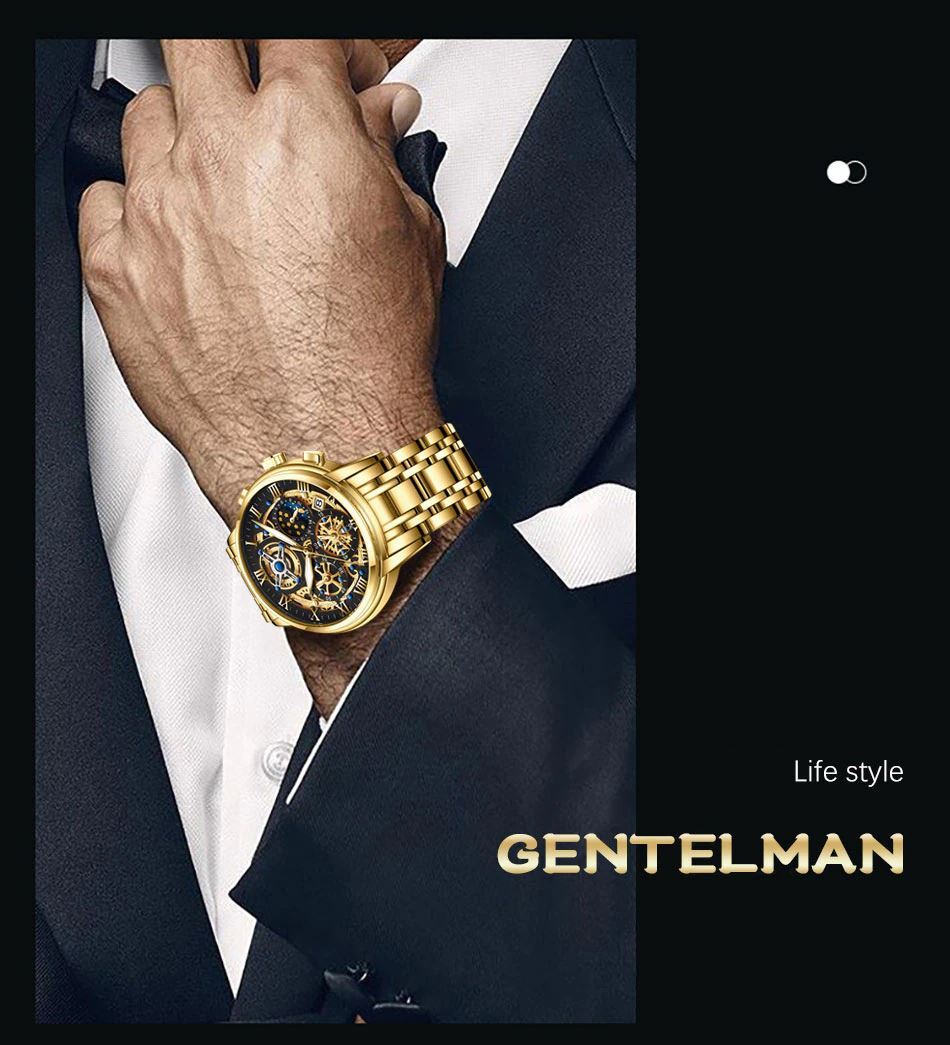 2023 Luxury Men Quartz Watch Fashion Business Casual Sports-DT8973