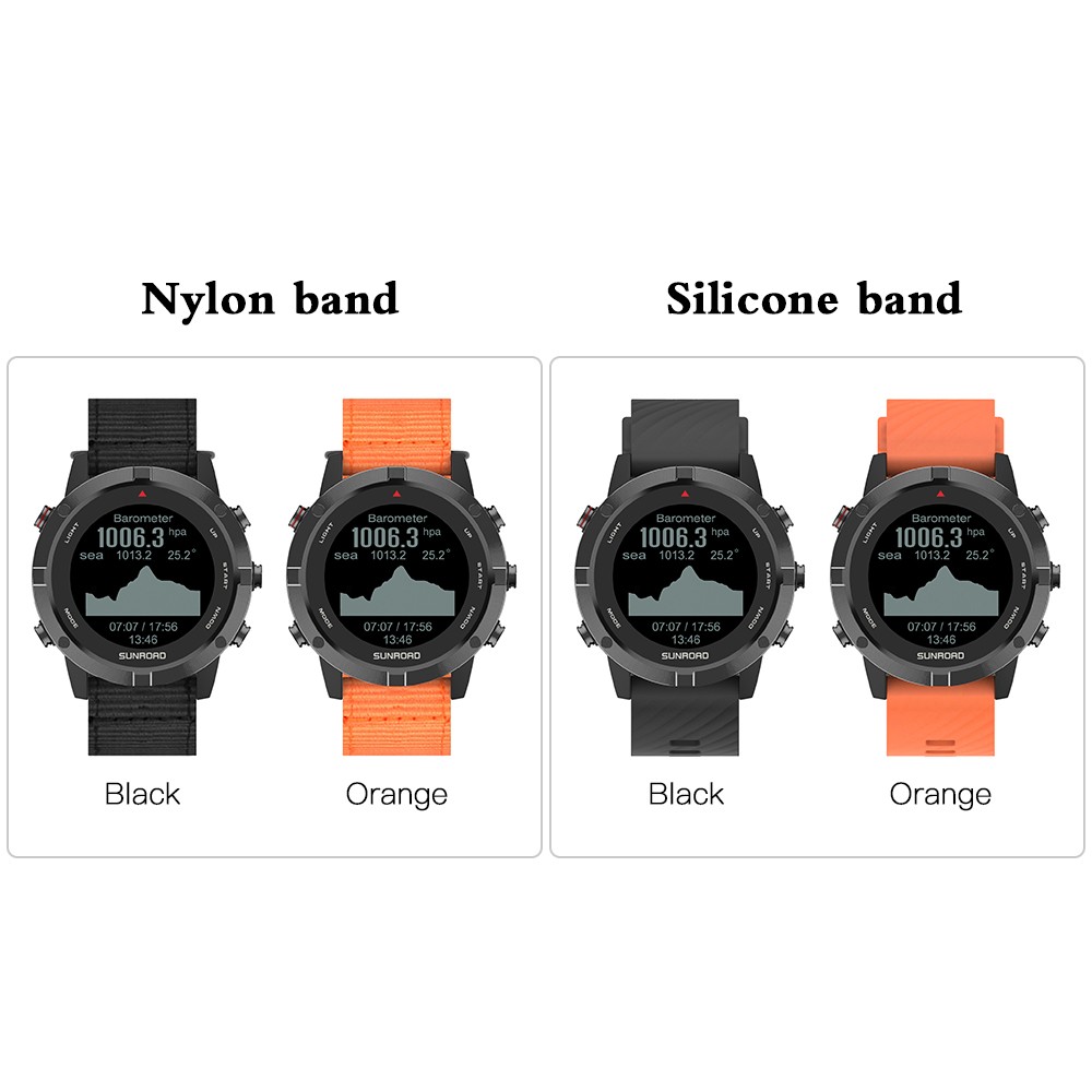 GPS Sports Watch Fitness Tracker Wrist Watch With Heart Rate Monitor 100M W GFFQ