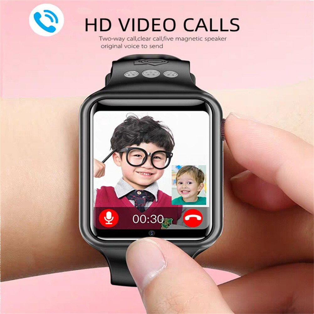 4G Kid Smart Watch Pedometer Anti-Lost Wristwatch Voice Chat Unlocked Calling