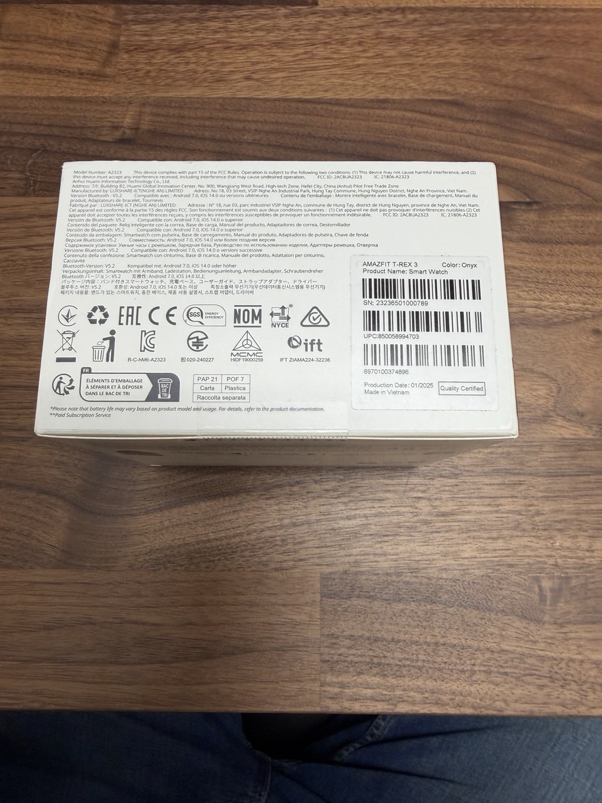 Amazfit T-Rex 3 – 48 mm Fitness Smart Watch w/ Voice Control (Onyx) BRAND NEW