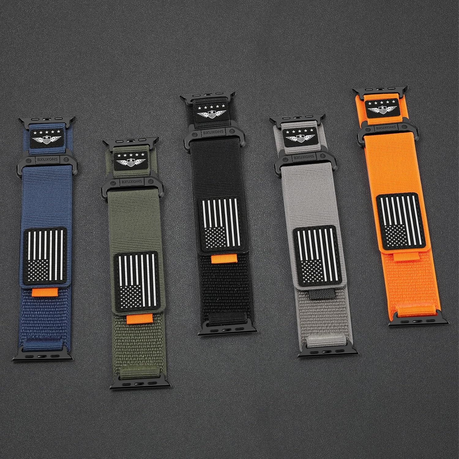 Nylon Sport Loop Band for Apple Watch Ultra/Series 3 49mm Soft Fabric Strap