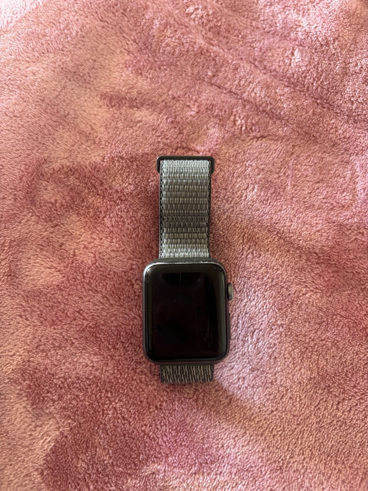 Apple MTF32LLA Watch Series 3gps 42 Mm Space Gray Aluminum With Black