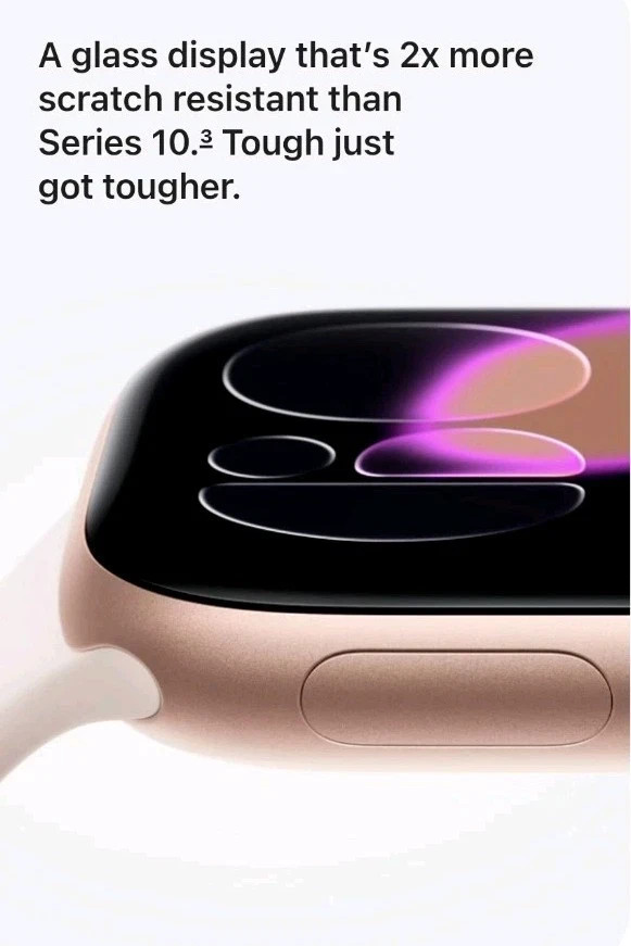 Apple NEW SEALED Series 11 42mm GPS Rose Gold S/M MEU04LW/A