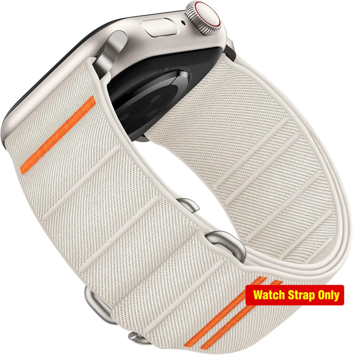 Stretchy Nylon Strap Compatible with Apple Watch Ultra 49mm 45mm 44mm 41mm