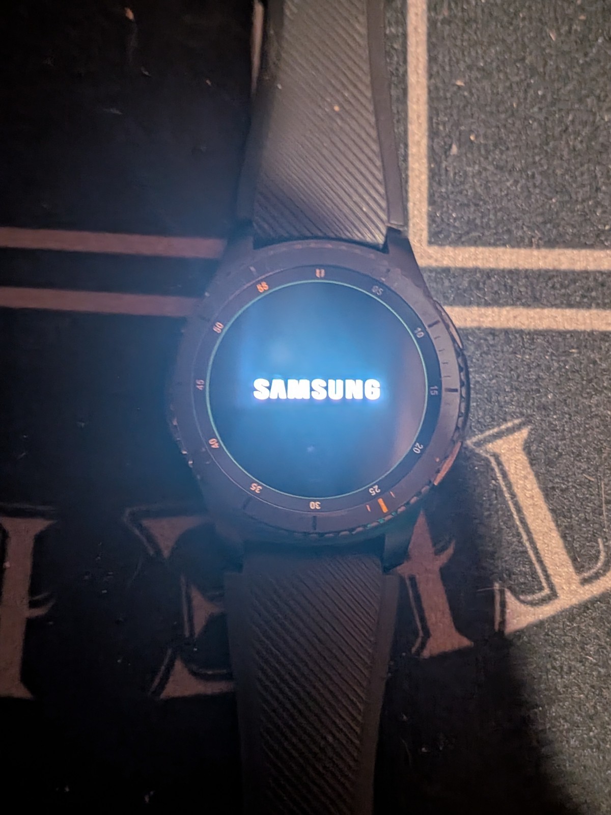 Samsung Gear S3 Frontier 46 mm Steel Case with Black Silicone Band Smart Watch