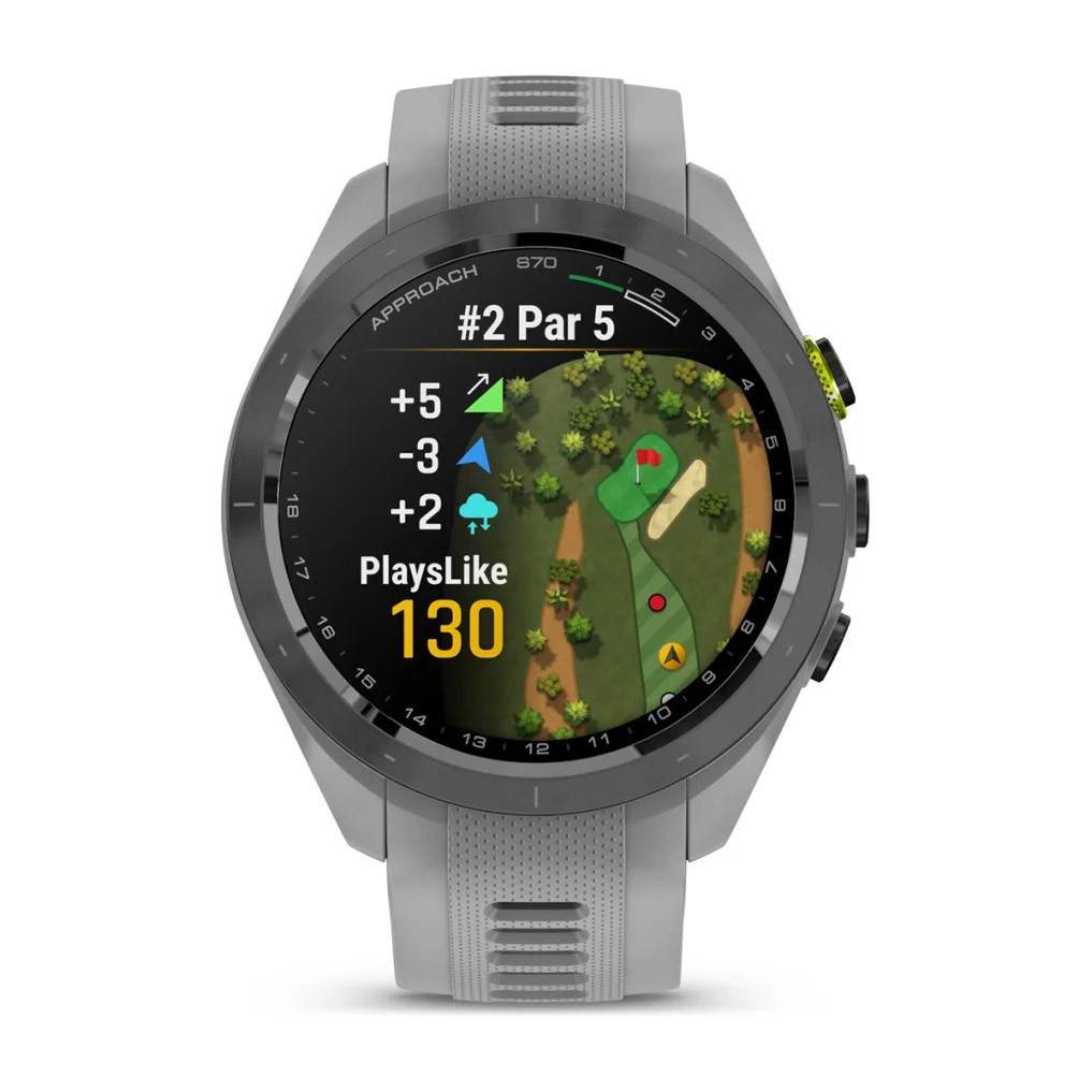 Garmin Approach S70 42MM Fitness Tracker Watch GPS Golf Smartwatch For Men-Gray
