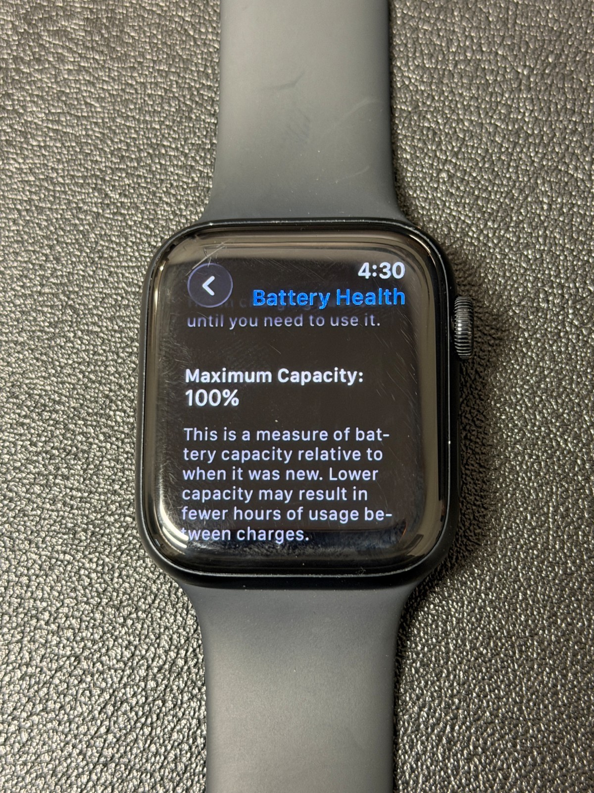 GPS Only Apple Watch SE 3 44MM Midnight Aluminum Blue Sport Band – BH 100%
