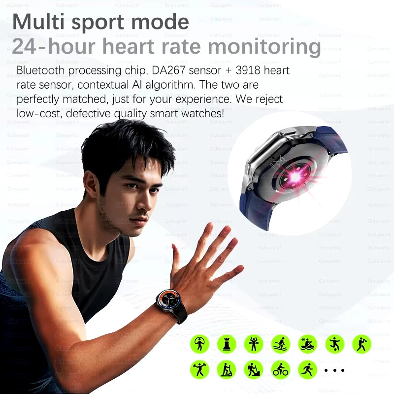 For OPPO Watch X Smart Watch 2024 New 4G Memory Music Video Bluetooth Call Water
