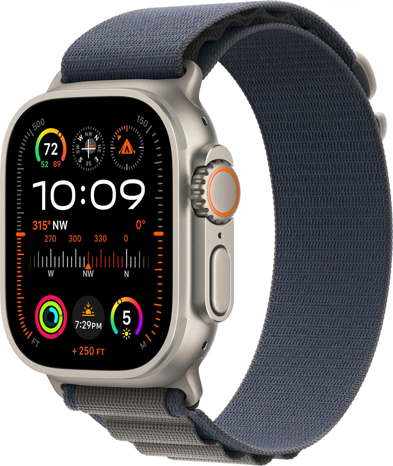 Apple Watch Ultra 2 GPS+Cellular 49mm Titanium Blue Alpine Loop M/L MREP3LW/A