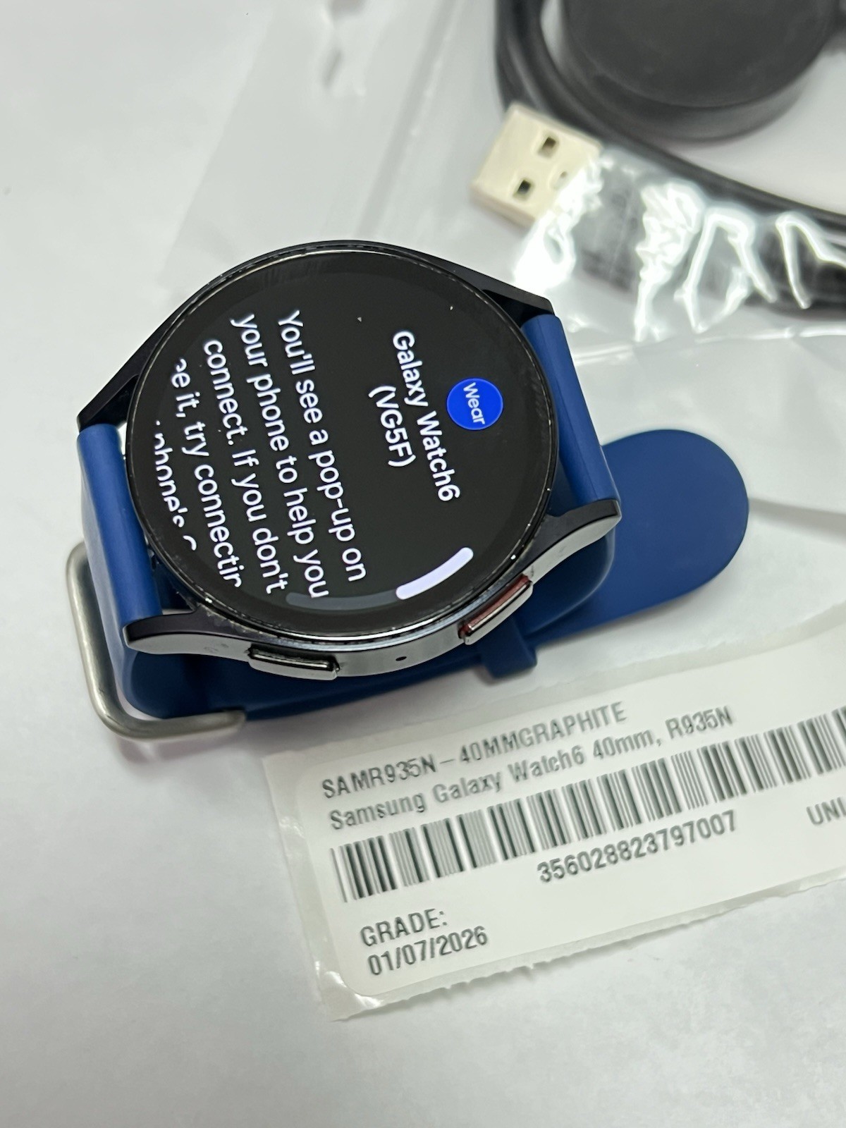 Samsung Galaxy Watch6 SM-R935 40mm Aluminum Case with Sport Band…