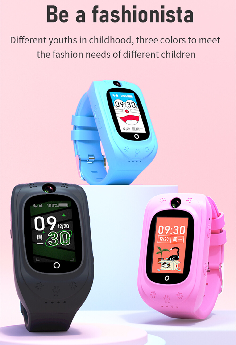4G Kids Smart Watch Video Call Phone Watch Activity Tracker Children Watch