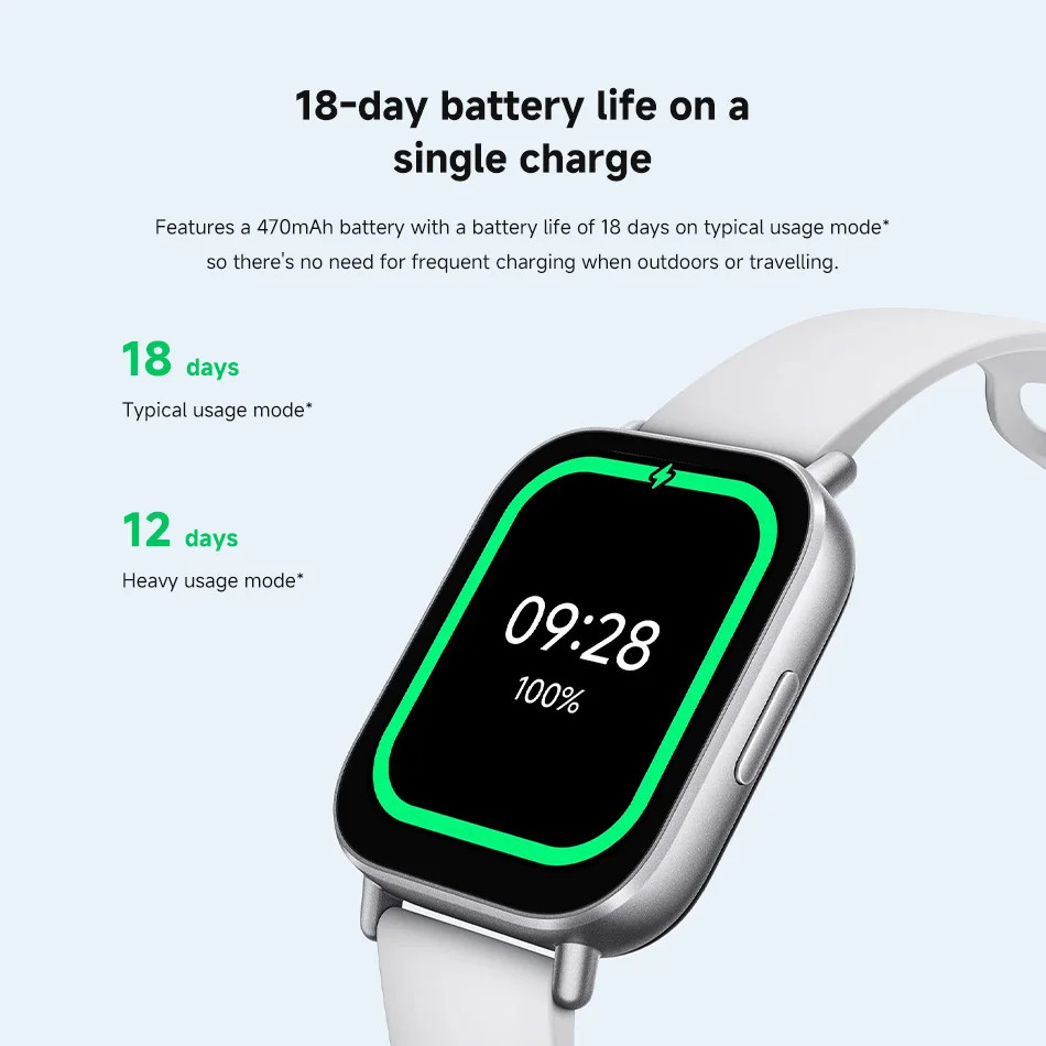 Global Version Xiaomi Redmi Watch 5 Active 2” Display Up to18 days battery life