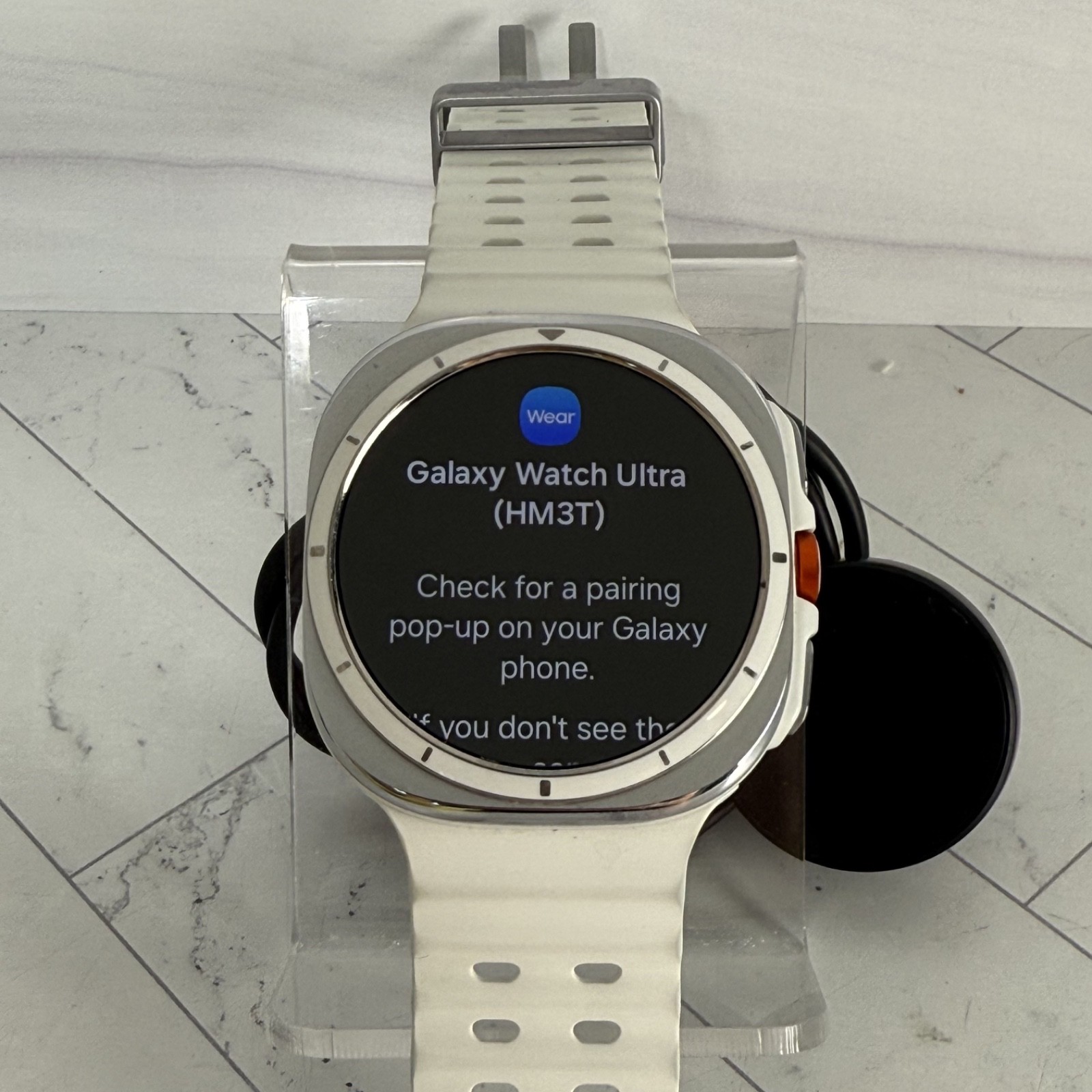 Samsung Galaxy Watch Ultra White 47mm SM-L705U 2025 Verizon Cellular #A8