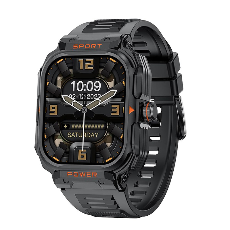 Fanchengzi Smart Watch Earbuds For Men 2.01 Hd Screen Military Watch