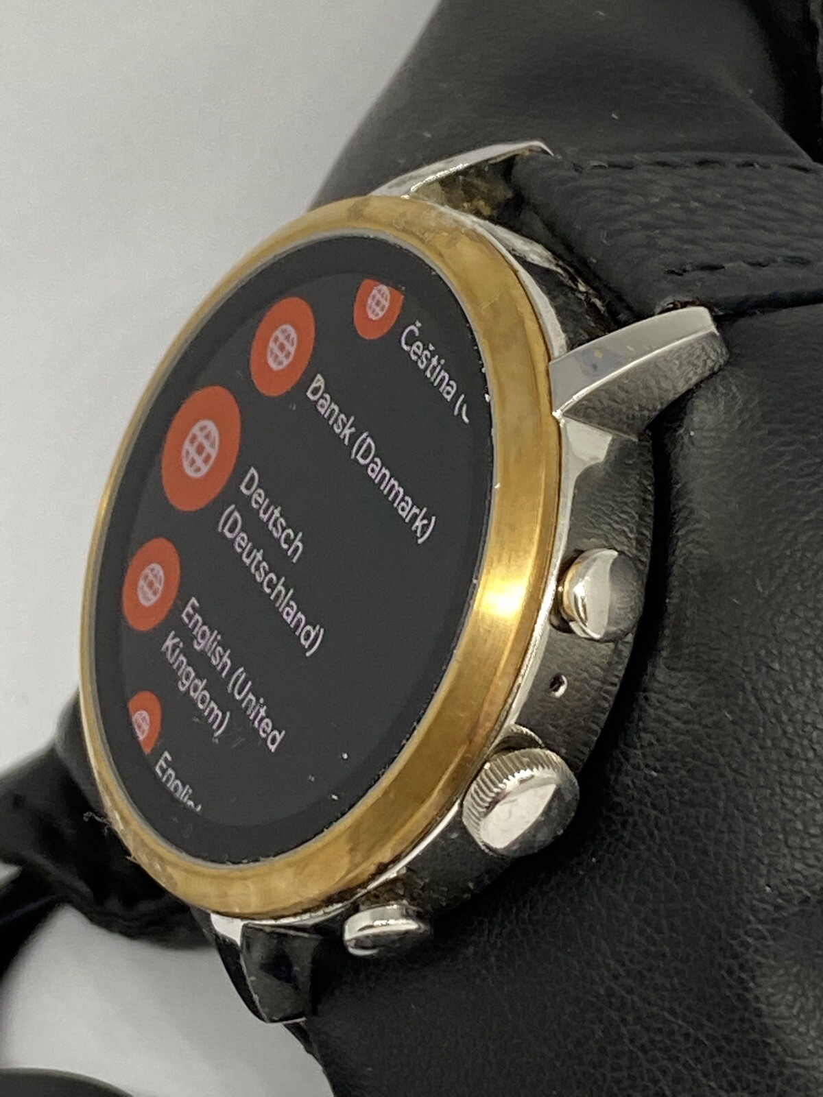 Fossil Gen 4 Authentic Digital Dial Smart Watch Custom Band FTW6016 BA314