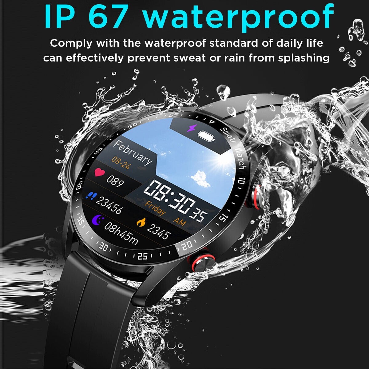HW20 Smart Watch ECG+PPG For Men/Women Waterproof Bluetooth iPhone Samsung