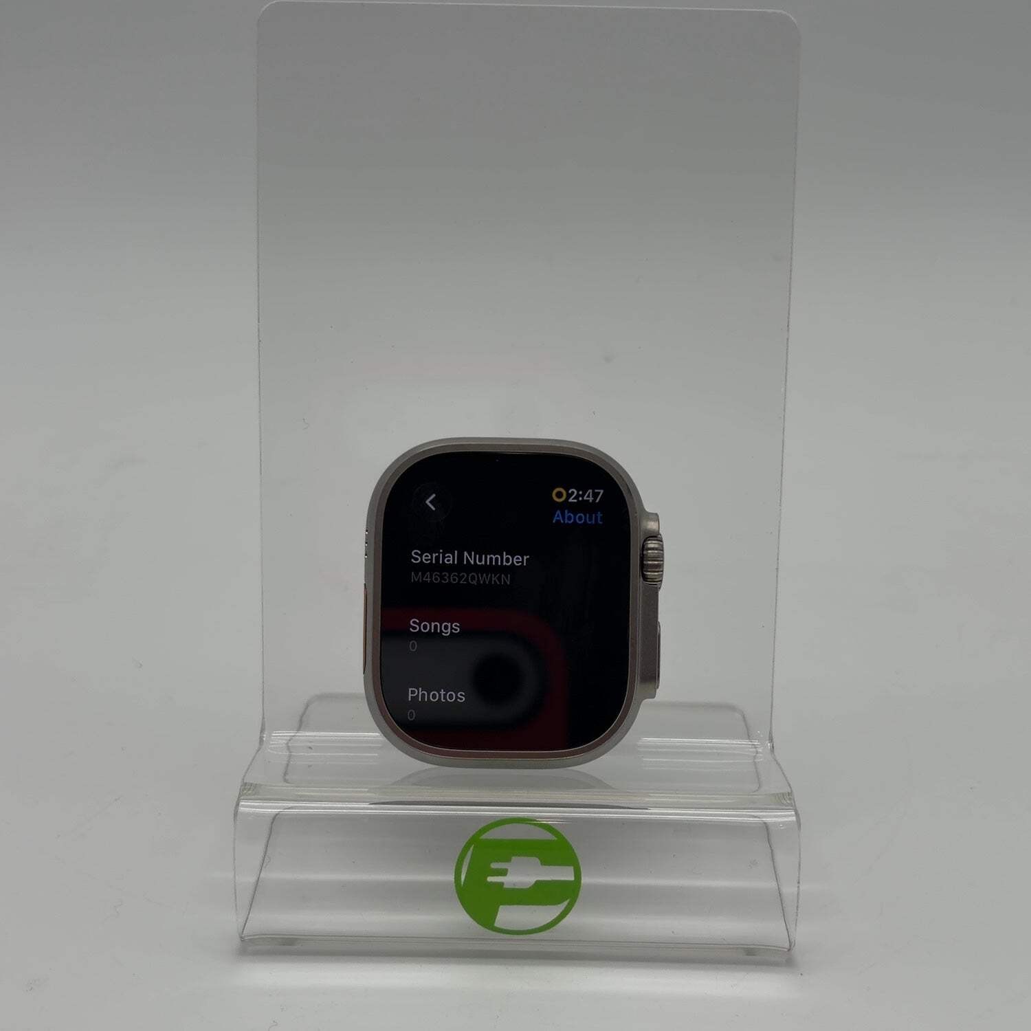 Unlocked Apple Watch Ultra 3 49MM Natural Titanium Blue Ocean Band MEWH4LW/A