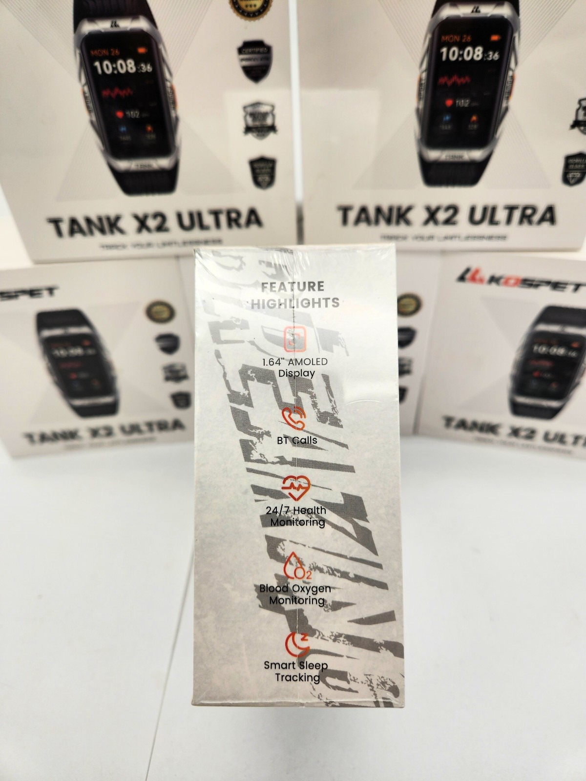 KOSPET TANK X2 Ultra Smart Watch with GPS 50M Waterproof
