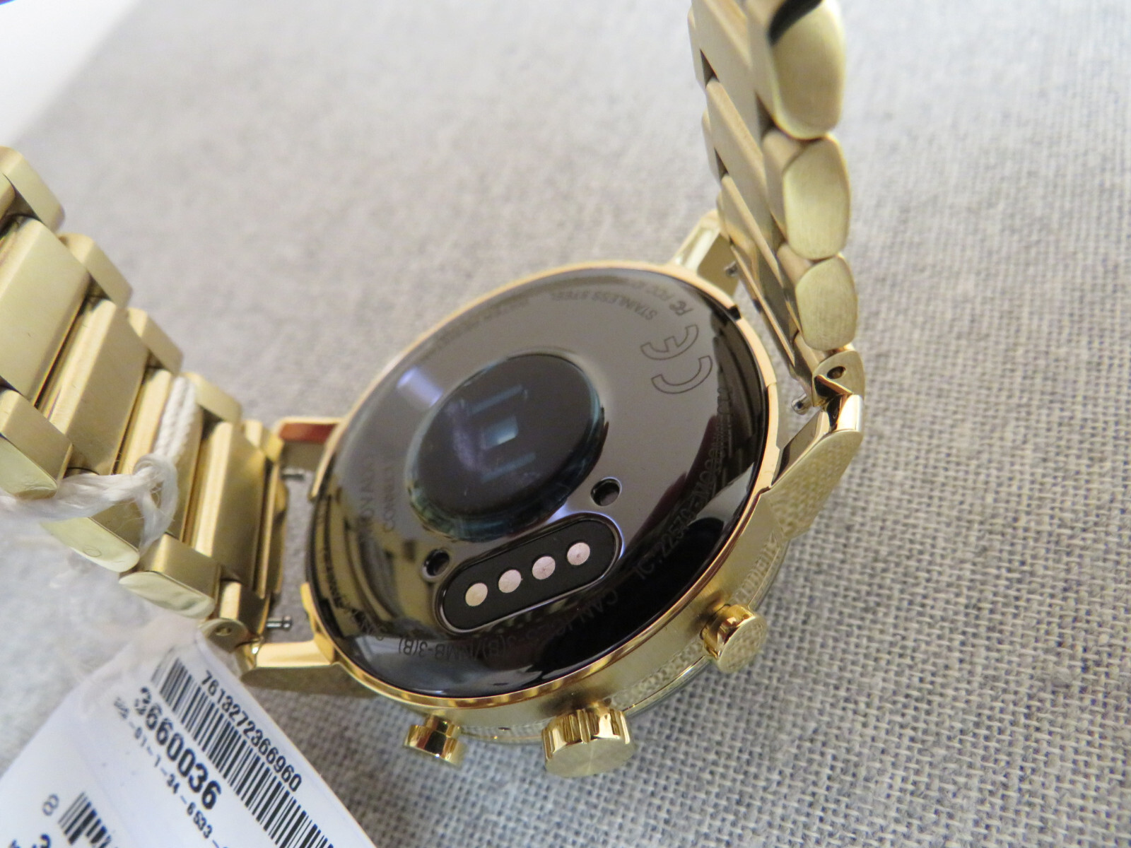 Movado Connect 2.0 Gold-Tone St. Steel Touchscreen Hybrid Smart Watch # WH 472 B