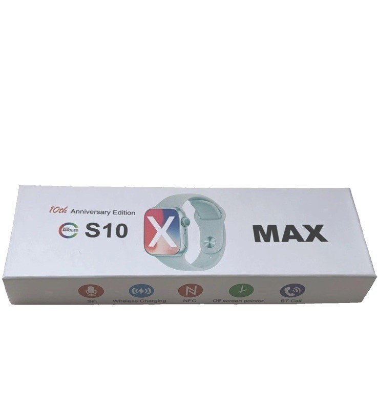 S10 X Max Smartwatch 10th Anniversary Edition Bluetooth Fitness Tracker Sealed