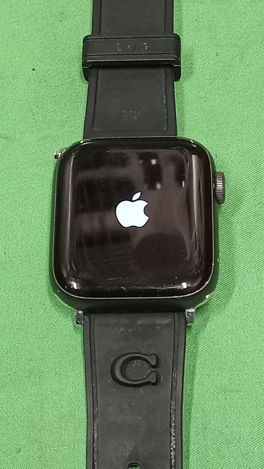 Apple Watch SE 44mm GPS+Cell Unlocked Black Coach Band A2354 32GB NO CHGR