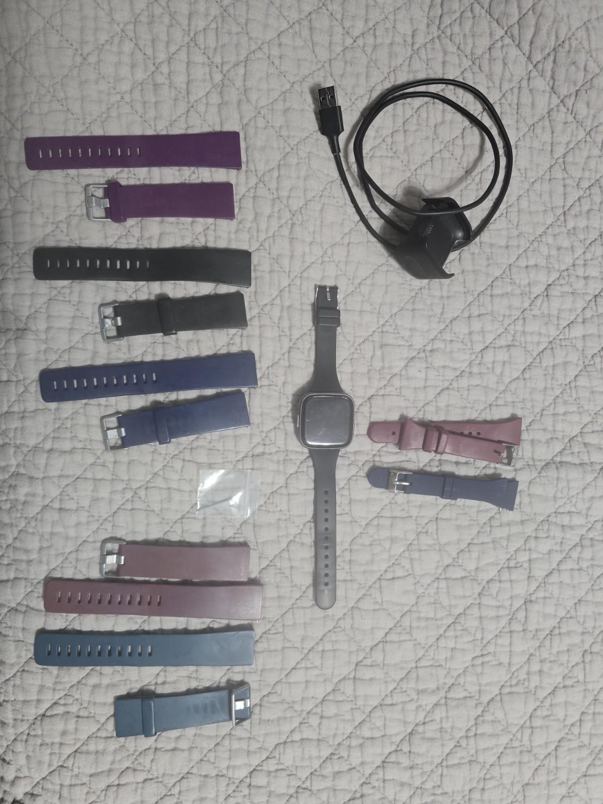 Fibit Versa 2 Smart Watch With 7 Extra Bands