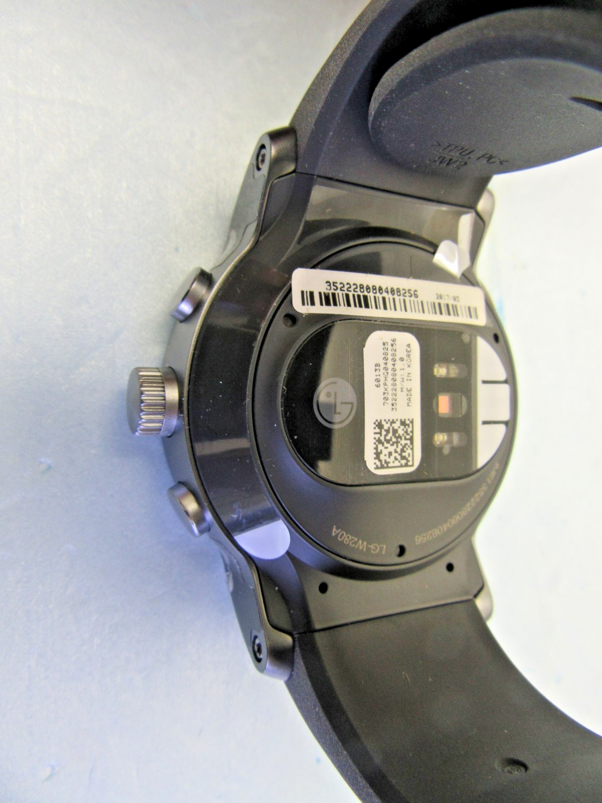 LG Watch Sport W280A 45.4mm Titanium Stainless Steel Unlocked SR#352228080056256