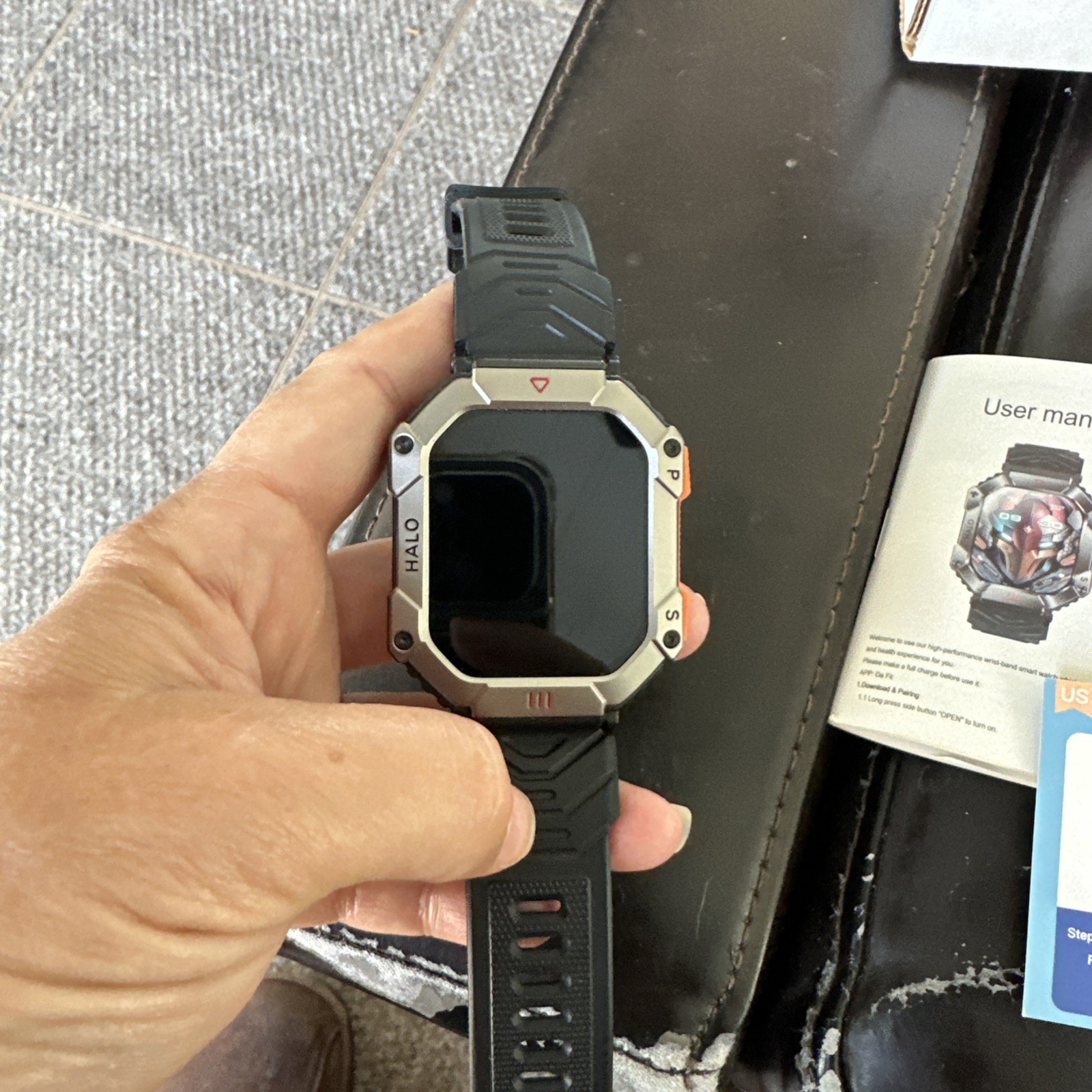 2025 Military Smart Watch for Men IP68 Waterproof Outdoor Bluetooth Call