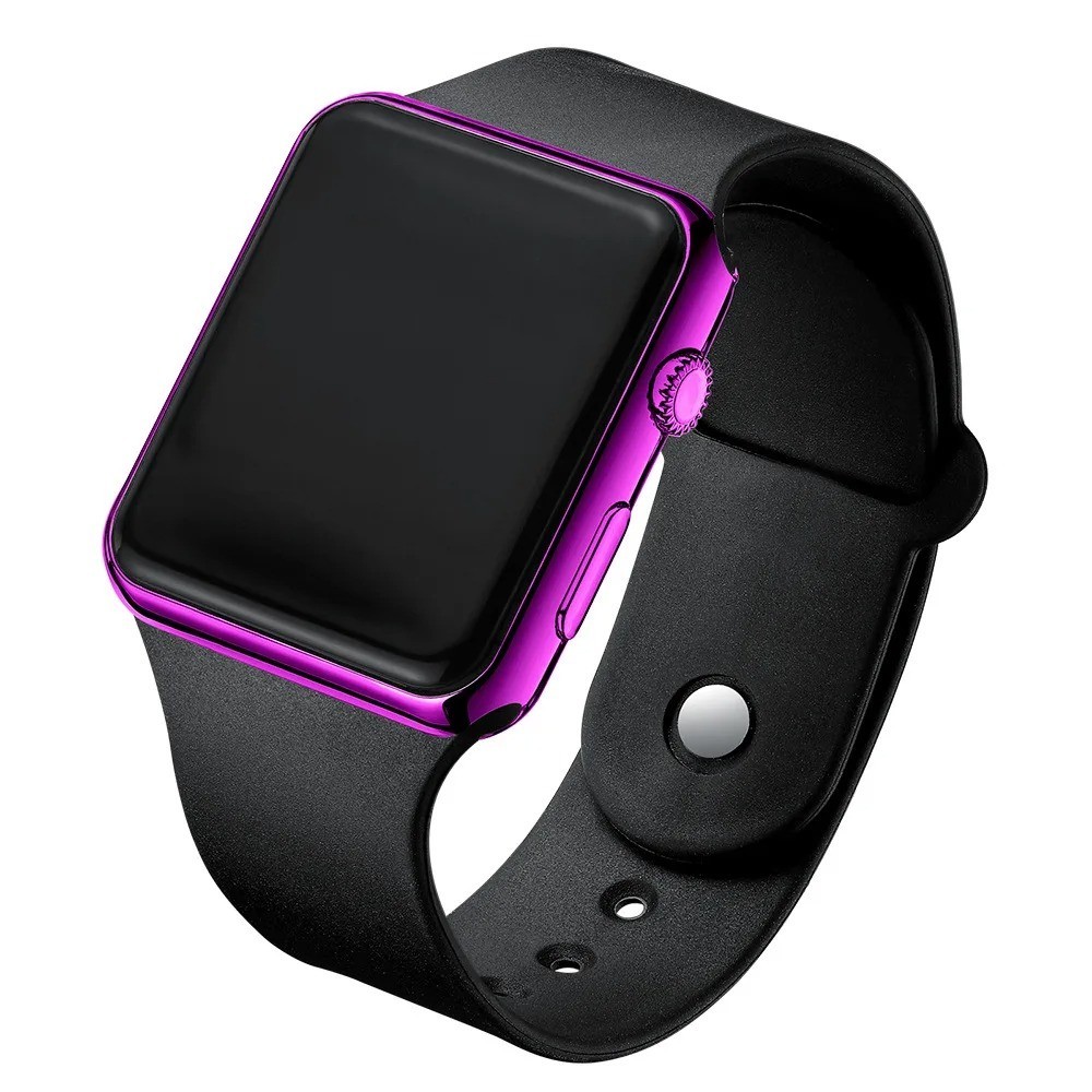 Digital Sports Watch For Men Women LED Waterproof Electronic Silicone Wristband