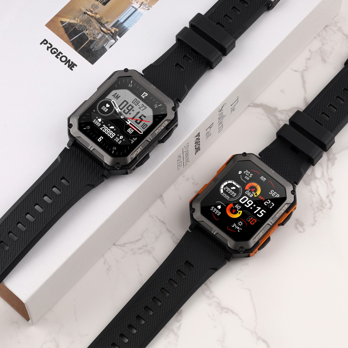 C20 Pro Smartwatch 1.83″ Bluetooth Call IP68 123 Sports 14-Day Battery 380mAh