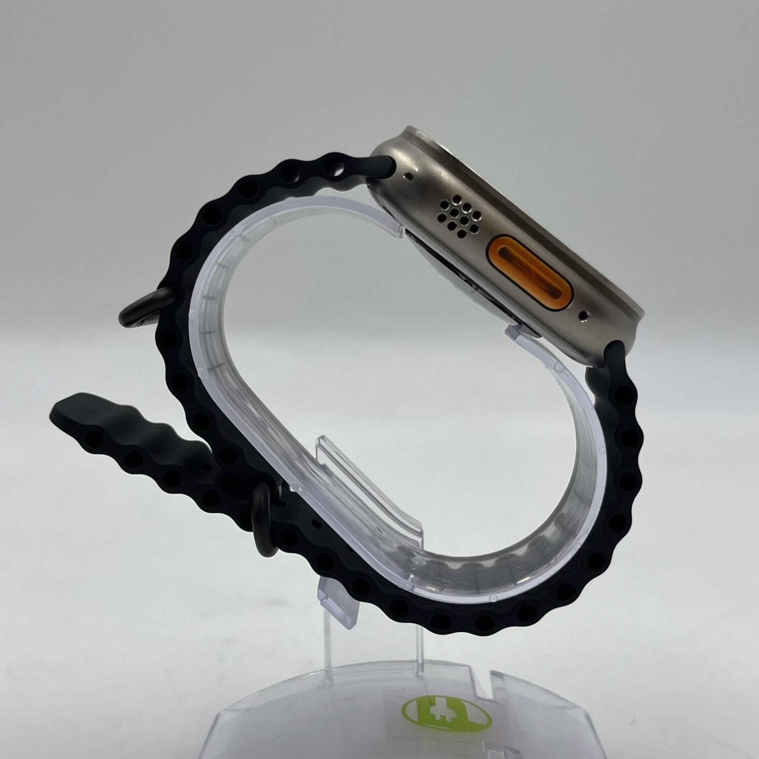 GPS Only Apple Watch Ultra 49MM Natural Titanium Black Ocean Band MQEV3LL/A