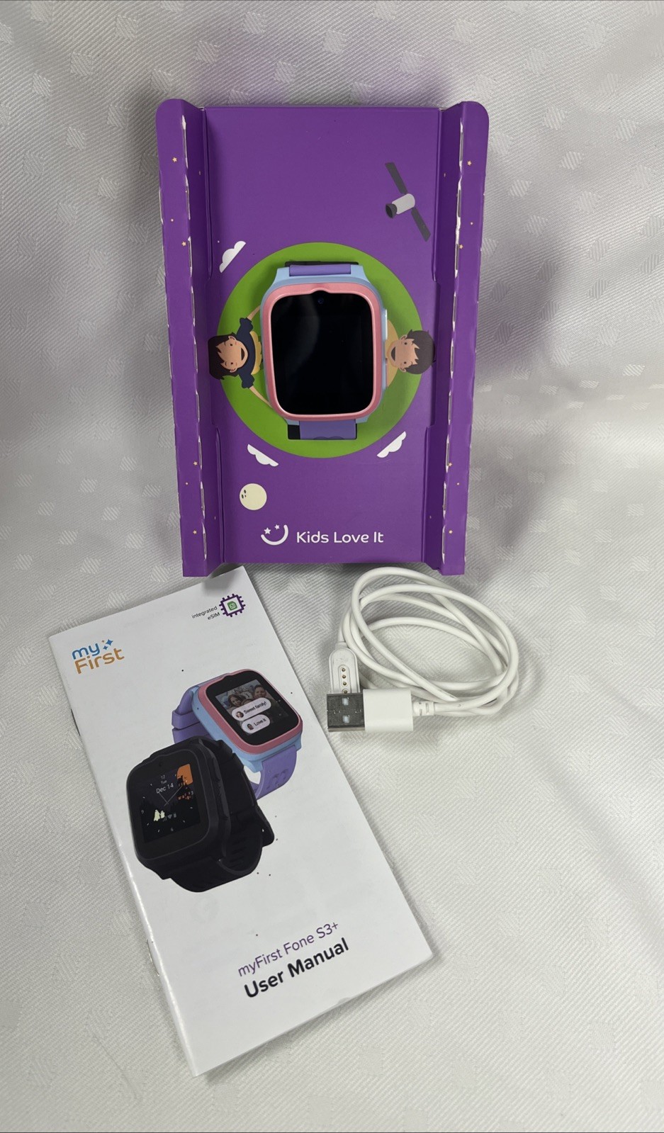 Fone S3+ (North America Version) for Girls with Unlimited Data eSIM, GPS Tracker