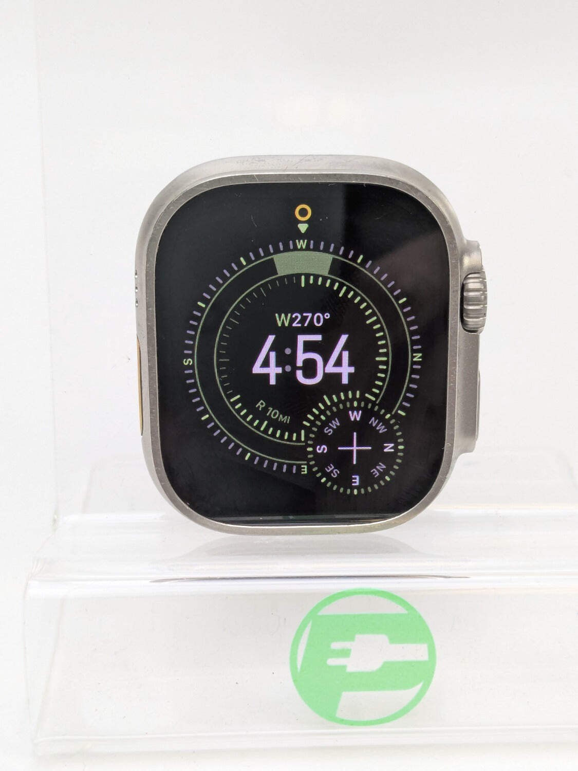GPS Only Apple Watch Ultra 49MM Natural Titanium MQF53LL/A Face Only