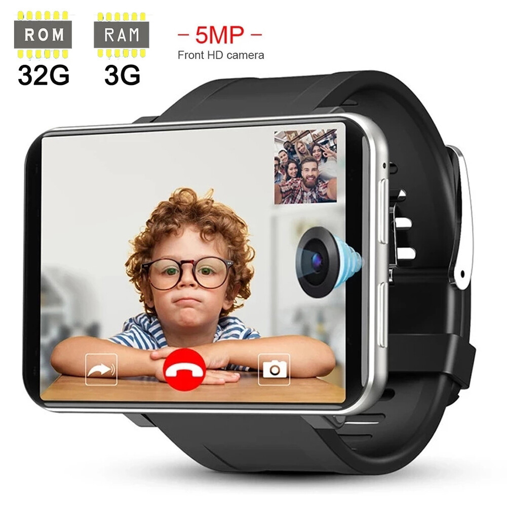 Luxury Smart Watch 4G WiFi Android Smartwatch Dual Cameras 3G+32G 2.86 inch