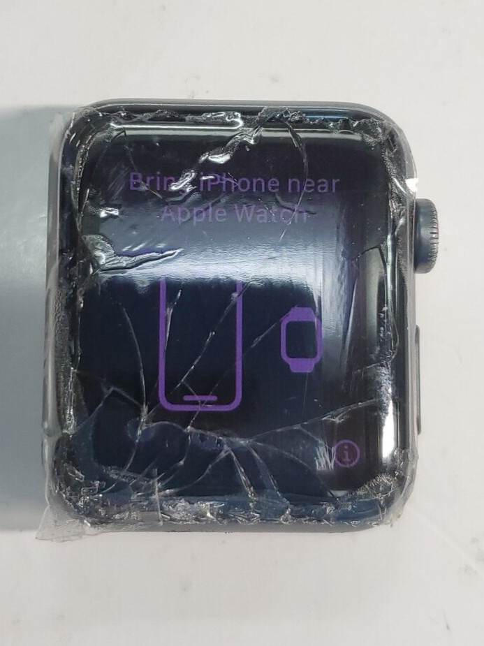 Apple Watch Series 3 42mm A1861 GPS+CELL Space Gray Aluminum – For Part – 38G4
