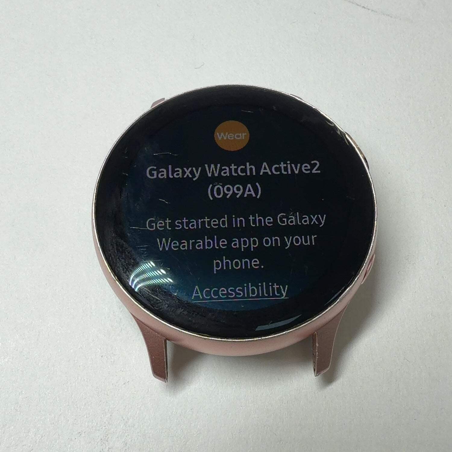 GPS Only Samsung Galaxy Watch Active2 Pink Gold Aluminum SM-R830