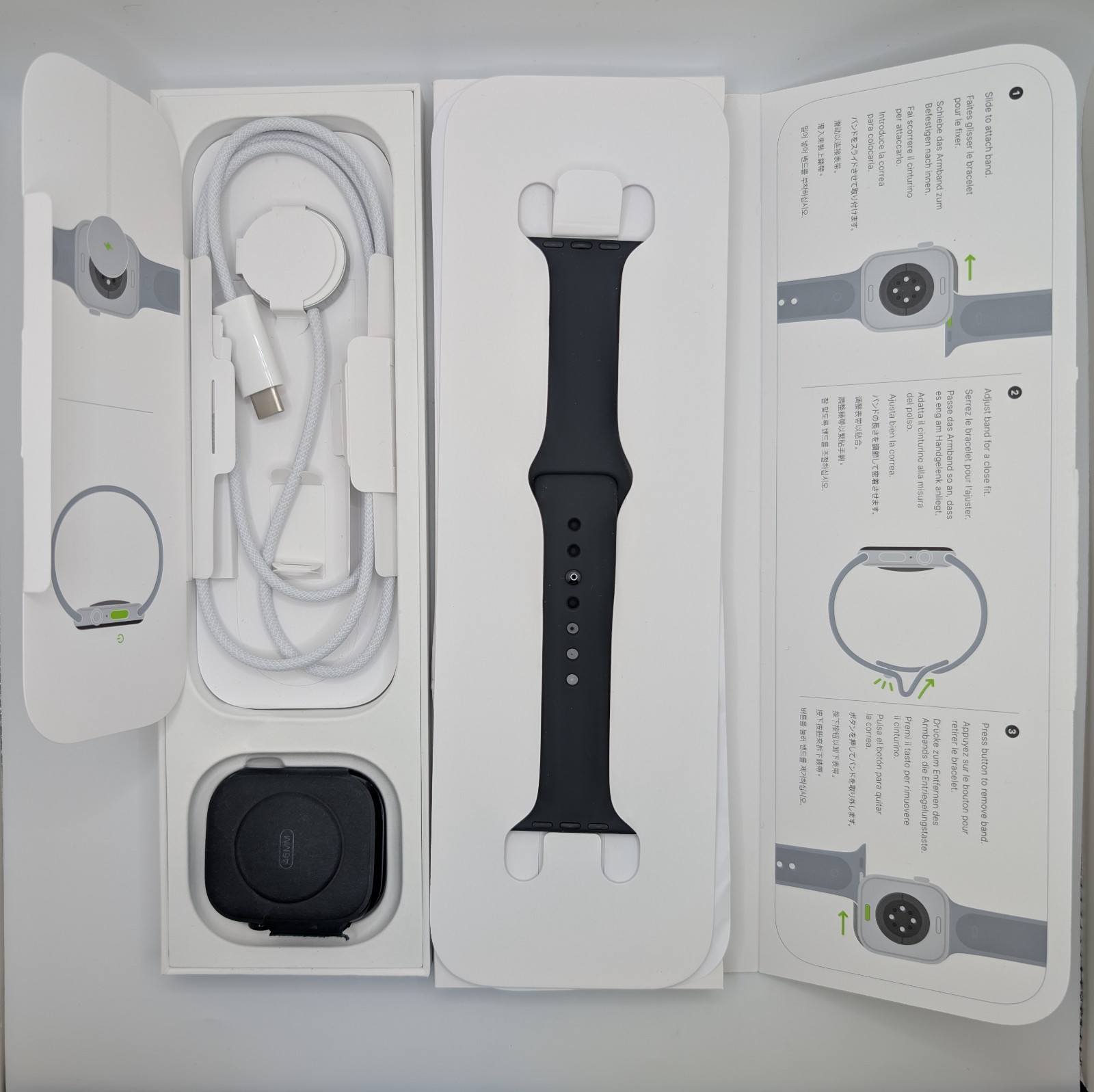 Apple Watch Series 11 46 mm GPS Black – S/M Black Sport Band MEUX4LW/A. ~L09~