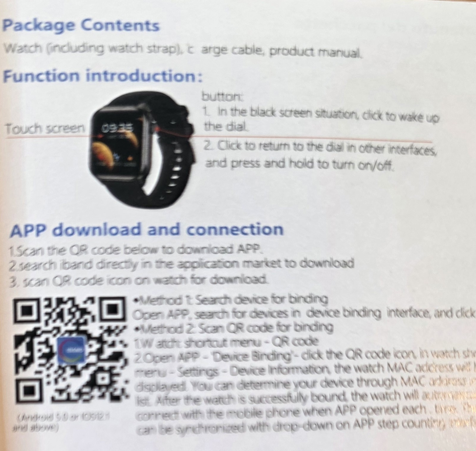 Smart Watch With BLACK Band